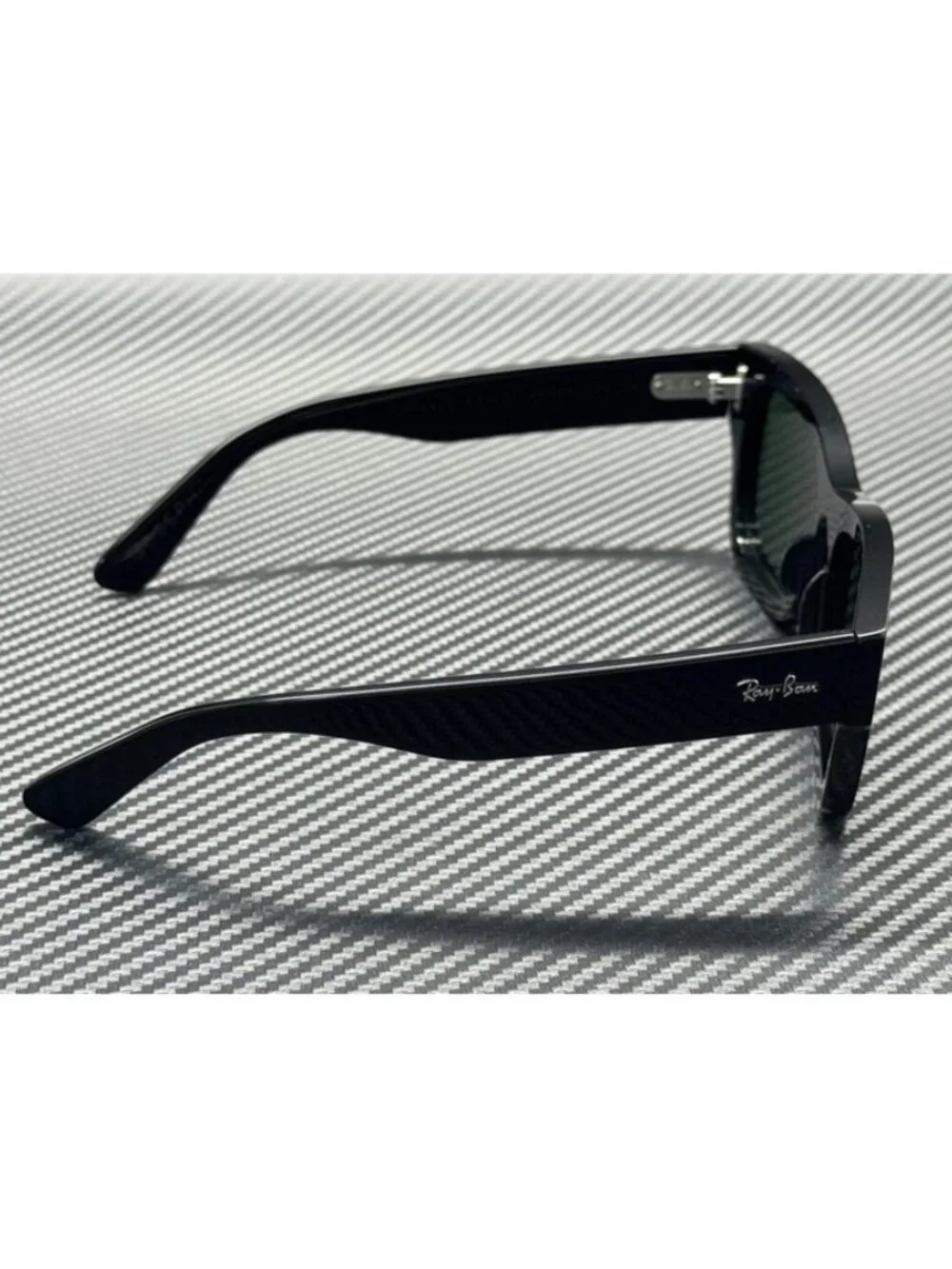 New Ray-Ban Men Black Sunglasses 55-20-145
